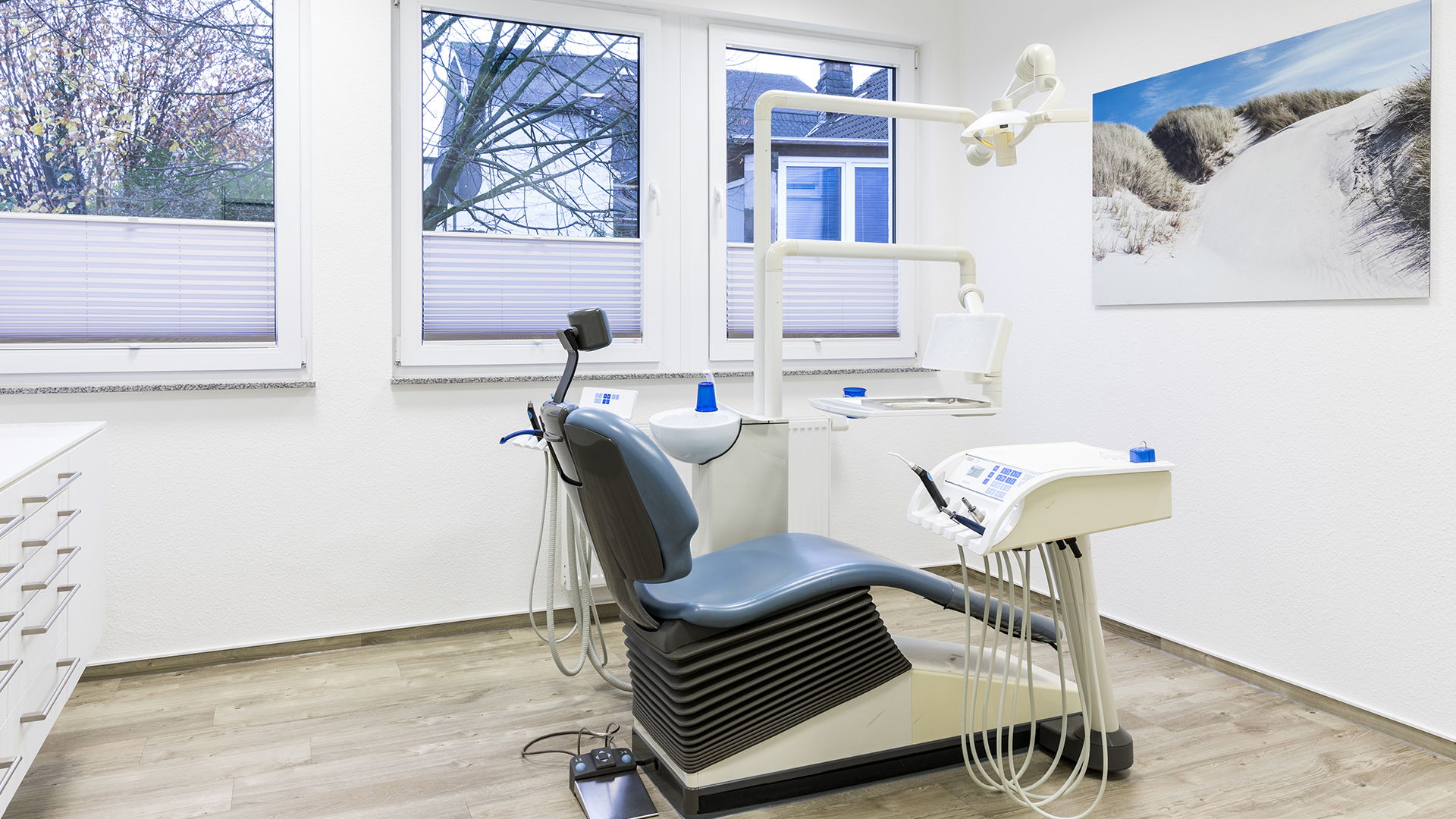 Behandlungszimmer II der Zahnarztpraxis Dr. Thomas Woywod in Cronenberg