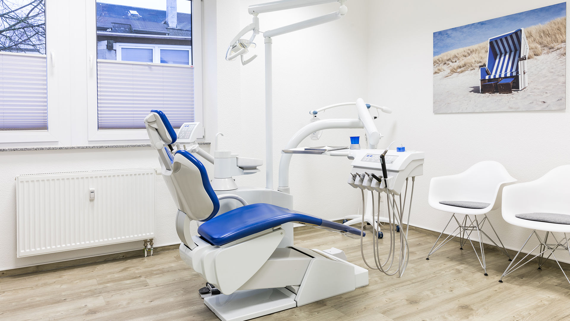 Behandlungszimmer III der Zahnarztpraxis Dr. Thomas Woywod in Cronenberg